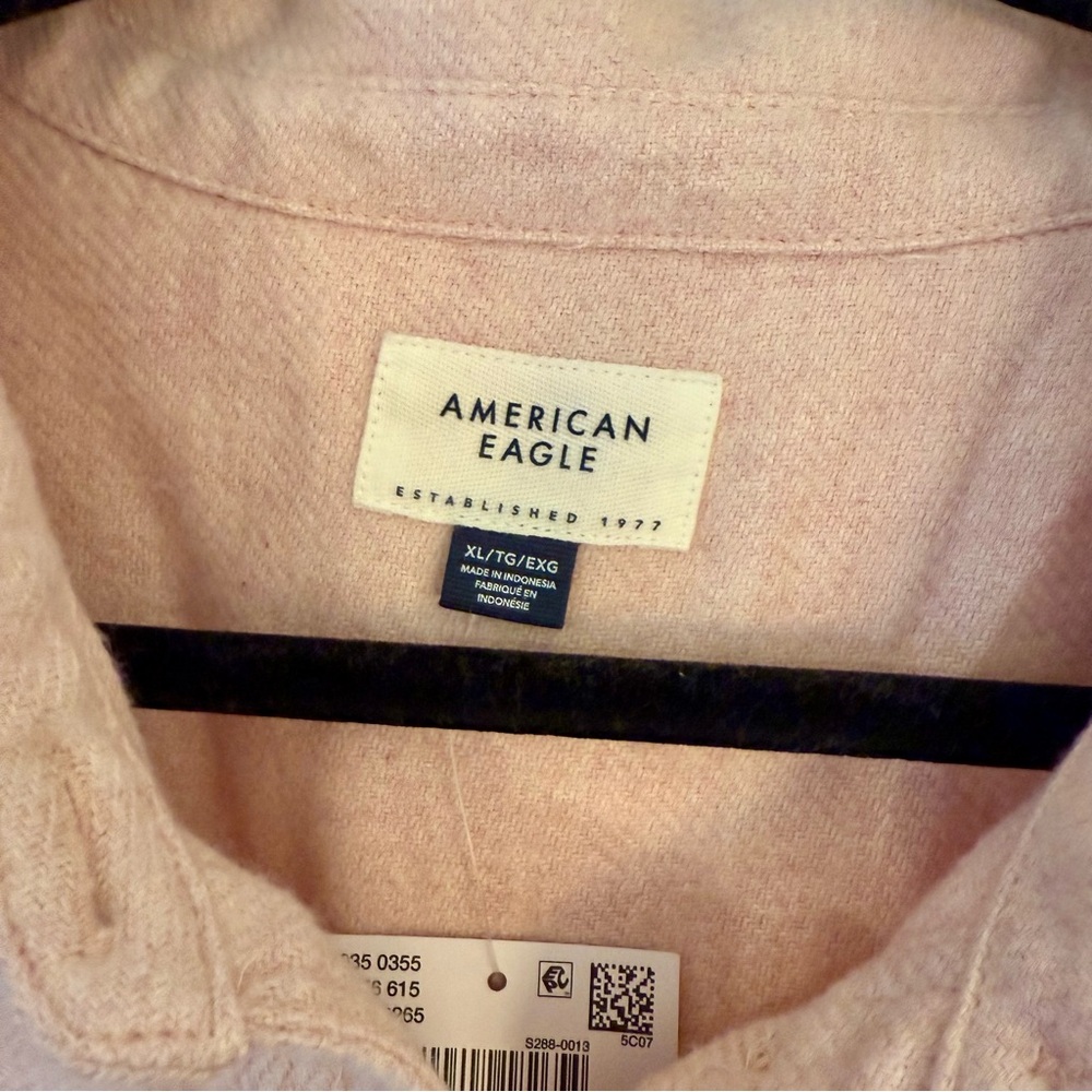 American Eagle Outfitters NWT Pink Button Down Shirt Jacket - XL - Picture 4 of 8